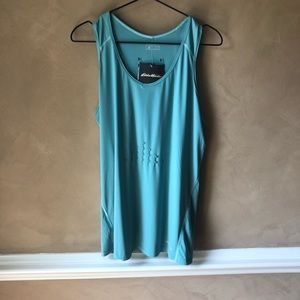 Eddie Bauer free vent athletic top- teal
